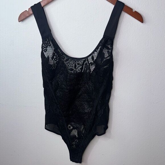 Free People Off Beat Bodysuit Black Size XS - Picture 3 of 9